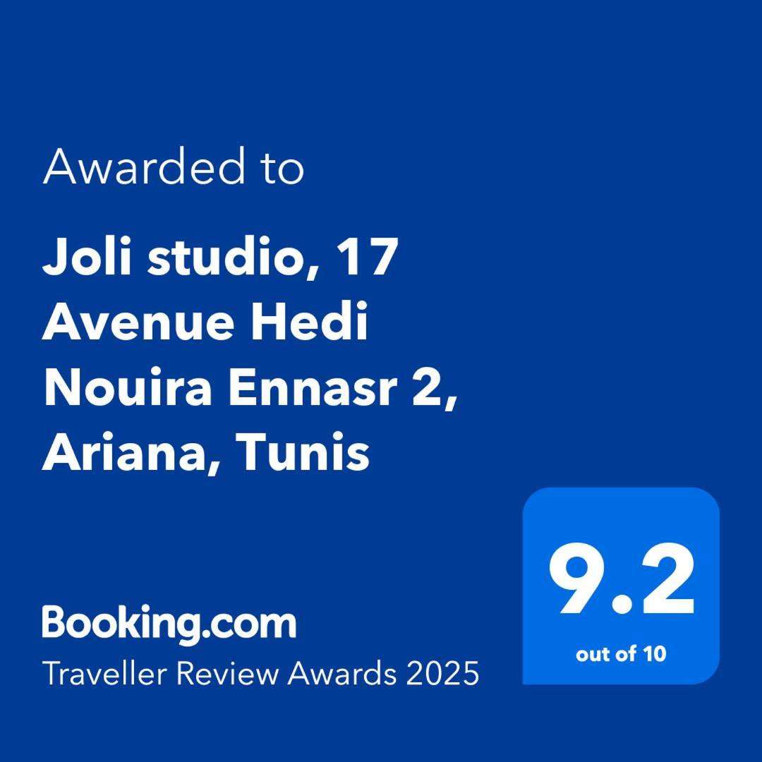Joli Studio, 17 Avenue Hedi Nouira Ennasr 2, Ariana, Tunis Zewnętrze zdjęcie